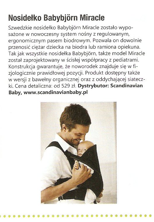 Nosidełko babyBjorn Miracle