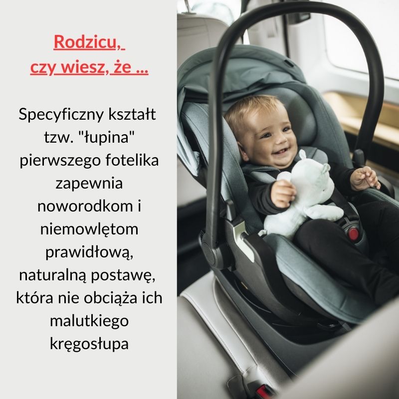 Łupina - pierwszy fotelik Twojego dziecka