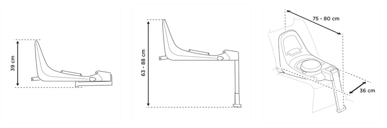 Thule Alfi - Baza fotelika samochodowego z zaczepami ISOFIX