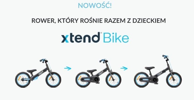 smarTrike - Xtend Bike - rower, który rośnie razem z dzieckiem