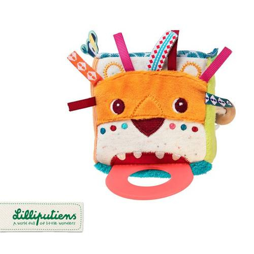 LILLIPUTIENS - Kostka aktywizująca wielofunkcyjna Lew Jack 3 m+