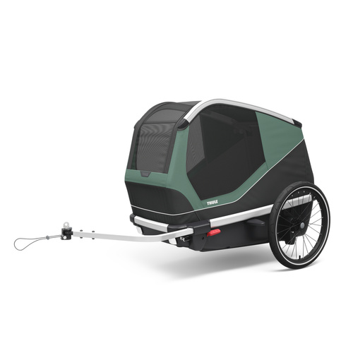 Przyczepka rowerowa dla psa - Thule Bexey M do 35 kg - Haze green