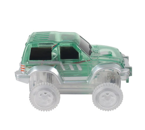 Cleverclixx - Race Track Car  Pastel Green