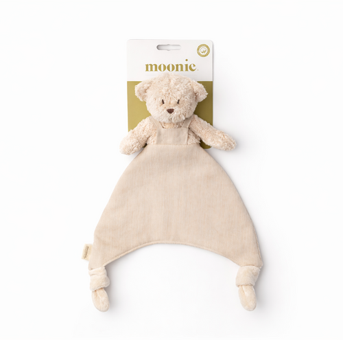MOONIE - przytulanka Doudou miś, sand
