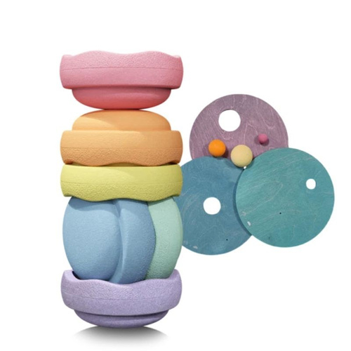 Stapelstein - Zestaw GRIMM'S x Stapelstein - pastel