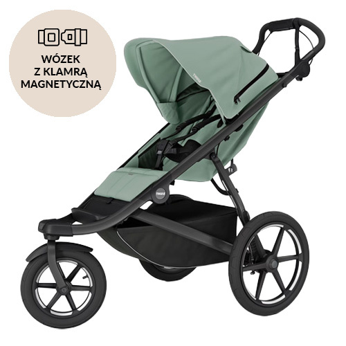 Wózek Thule Urban Glide 3, mist green on black