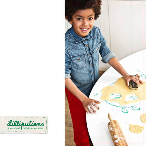 LILLIPUTIENS - Metalowa foremka do ciasteczek Mały kucharz, Lemur George, 4+