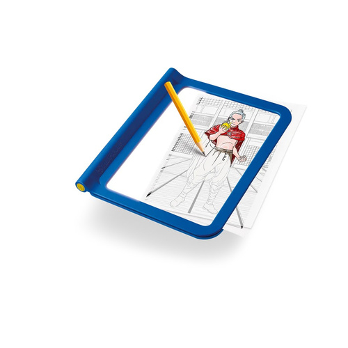 Kidywolf - podświetlany tablet do nauki rysowania mangi K-DRAW-PRO,  niebieski