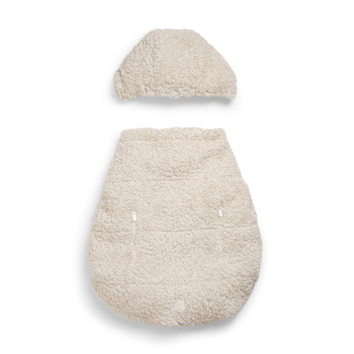 ELODIE DETAILS - otulacz 2w1 do nosidełka lub wózka, Cosy Cover, Soft Sherpa