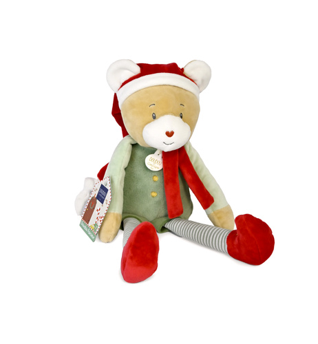 DOUDOU - przytulanka chochlik świąteczny, Doudou et Compagnie, 40 cm, Farceur Cotillon
