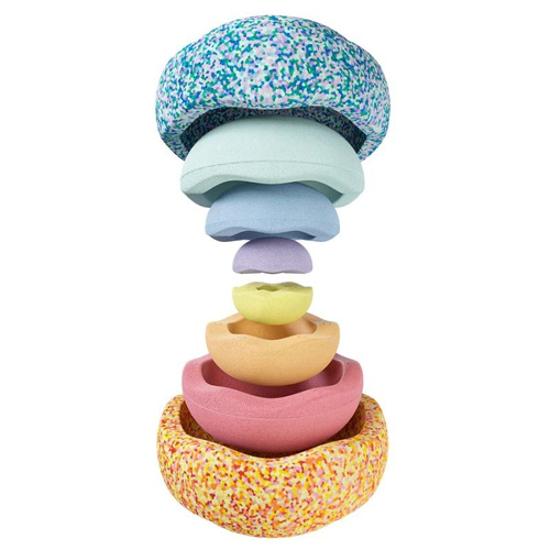 Stapelstein - Zestaw 8 dysków sensorycznych do zabaw ruchowych Inside Set - pastel