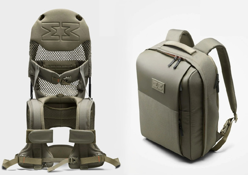 MiniMeis - nosidełko G5 +  plecak HERO - Olive Prestige - ZESTAW