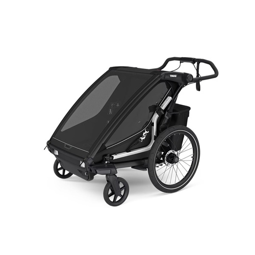 Przyczepka rowerowa dla dziecka, podwójna - Thule Chariot Sport 2 G3 - Black