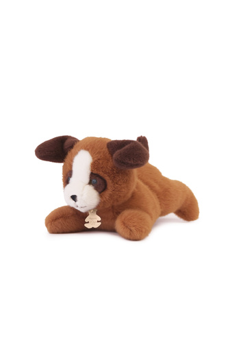 DOUDOU - pluszowy pies Les P'tits Relax, Histoire d'Ours, 22 cm, brązowy