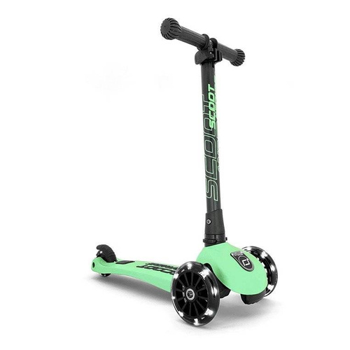 SCOOTANDRIDE - Highwaykick 3 LED - Hulajnoga składana ze świecącymi kółkami 3+ Kiwi