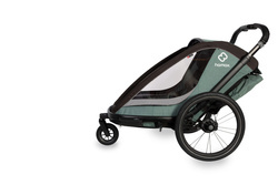 Produkt poekspozycyjny - Hamax - Przyczepka rowerowa COCOON ONE - Green/black