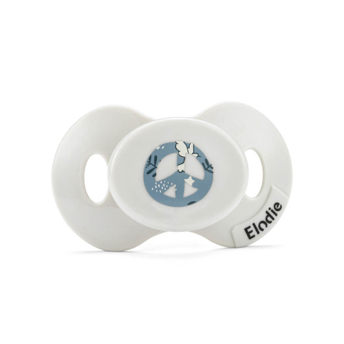 ELODIE DETAILS - smoczek silikonowy 0-6m, Small People For Peace [OUTLET]