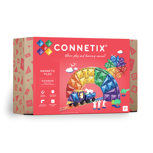 CONNETIX - Klocki magnetyczne Rainbow Mega Pack - 212 el.