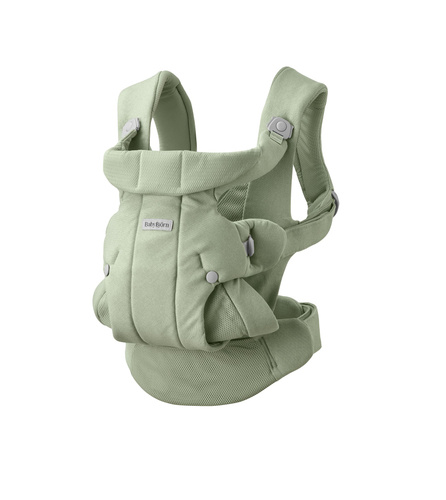BABYBJORN - nosidełko HOLD, WOVEN, jasnozielony