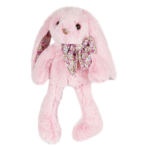 DOUDOU - pluszowy królik Histoire d'Ours, 25 cm, różowy