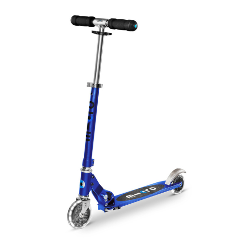 MICRO - hulajnoga dwukołowa dla dzieci od 5 lat Sprite LED, saphire blue