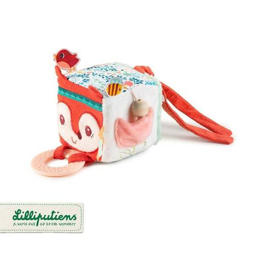 LILLIPUTIENS - Kostka aktywizująca wielofunkcyjna Lisiczka Alice 3 m+