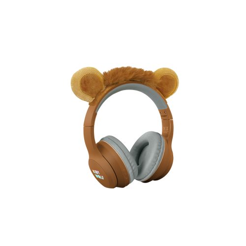 Kidywolf - słuchawki bluetooth z magnetycznymi uszami KIDYEARS, lion