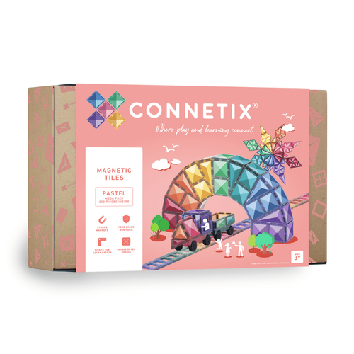 CONNETIX - Klocki magnetyczne Pastel Mega Pack - 202 el.