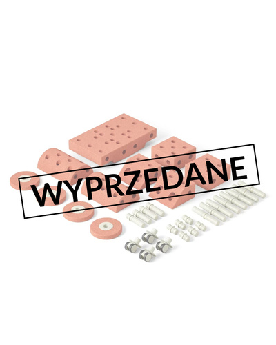 MODU Dreamer set – Kreatywne klocki rozwijające motorykę dużą, pomarańczowy