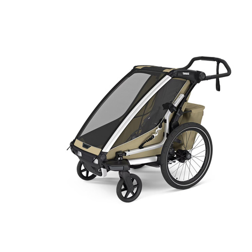 Przyczepka rowerowa dla dziecka, pojedyncza - Thule Chariot Cross 2 G3 - Faded Khaki