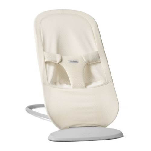 BABYBJORN - leżaczek BEGIN MESH, kremowy