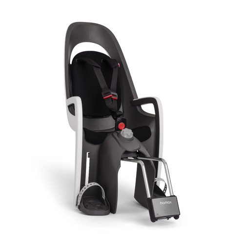 Hamax - Fotelik rowerowy Caress montowany na ramie - White/black