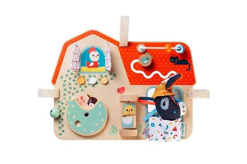 LILLIPUTIENS - Drewniana tablica manipulacyjna Farma 9 m+