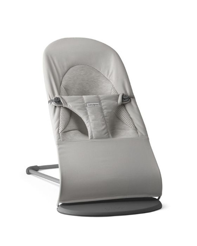 BABYBJORN - leżaczek BLISS WOVEN/JERSEY Tri Fabric, jasny szary