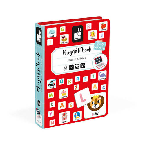 Janod - Magnetyczna układanka Polski Alfabet Magnetibook