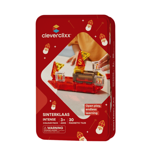CLEVERCLIXX - klocki magnetyczne Mini Tiles Sinterklaas - 30 el.