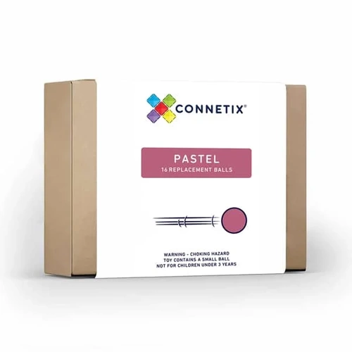 CONNETIX - Klocki magnetyczne Pastel Ball Replacement Pack - 16 el.