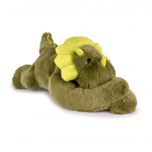 DOUDOU - obciążeniowy pluszowy dinozaur Podcoll Histoire d'Ours, 50 cm, ciemny zielony
