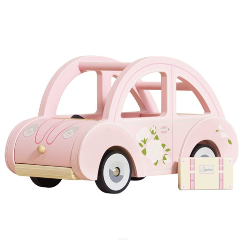 Le Toy Van - drewniany samochód retro Sophie, różowy