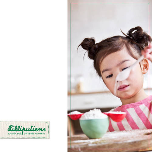 LILLIPUTIENS - Silikonowa łyżeczka z miarką 2w1 Mały kucharz, Lemur George, 4+