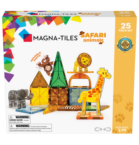 MAGNA-TILES - klocki magnetyczne Safari Animals - 25 el.