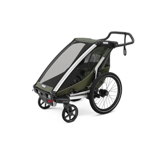 Thule Chariot Lite single - przyczepka rowerowa dla dziecka - pojedyncza, vintage green