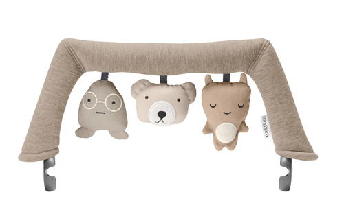 BABYBJORN - zabawka do leżaczka - Soft Friends, Neutrals