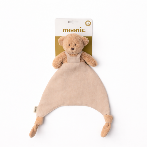 MOONIE - przytulanka Doudou miś, cappuccino