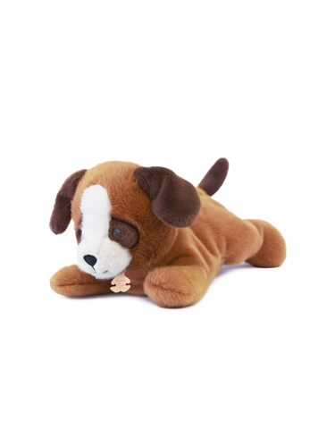 DOUDOU - pluszowy pies Les P'tits Relax, Histoire d'Ours, 30 cm, brązowy