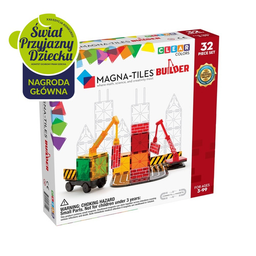 MAGNA-TILES - klocki magnetyczne Builder - 32 el.