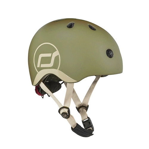 SCOOTANDRIDE - Kask XXS-S dla dzieci 1-5 lat Olive