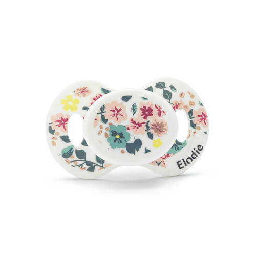 ELODIE DETAILS - smoczek silikonowy 0-6 m, Floating Flowers [OUTLET]