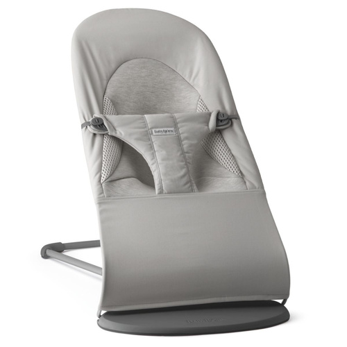 BABYBJORN - leżaczek BLISS WOVEN/JERSEY Tri Fabric, jasny szary