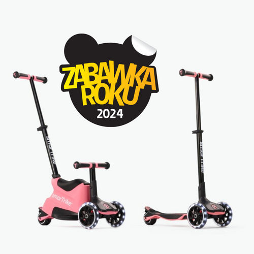 smarTrike - Hulajnoga 4w1 Xtend Scooter + Ride-on - Salmon Pink